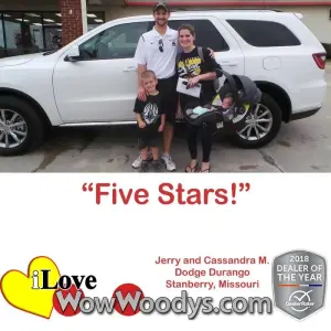 Jerry and Cassandra M. Stanberry, Missouri - Wow Woody's