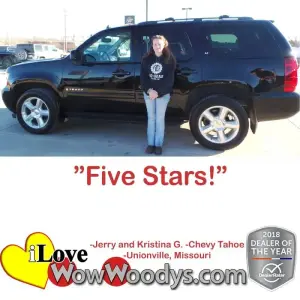 Jerry and Kristina G. - Unionville, Missouri - Wow Woody's