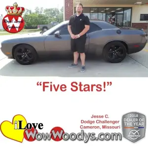 Jesse C. Cameron, Missouri - Wow Woody's