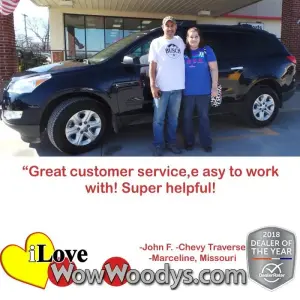 John F. - Marceline, Missouri - Wow Woody's