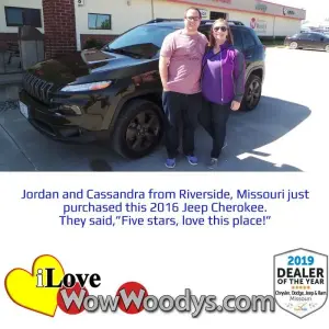 Jordan and Cassandra - Wow Woody's