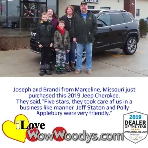 Joseph and Brandi - Wow Woody's