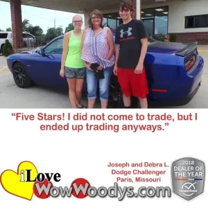 Joseph and Debra L. Paris, Missouri - Wow Woody's