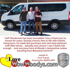 Joseph R. Grasonville, MARYLAND - Wow Woody's