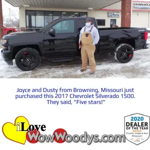 Joyce S. and Dusty P. - Wow Woody's
