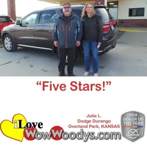 Julie L. Overland Park, KANSAS - Wow Woody's