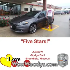 Justin W. - Brookfield, Missouri - Wow Woody's