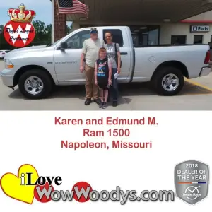 Karen and Edmund M. Napoleon, Missouri - Wow Woody's