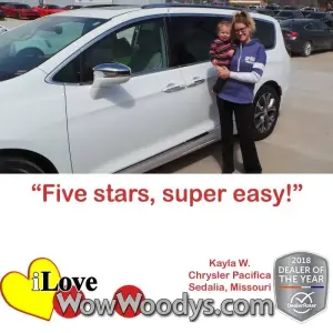 Kayla W. Sedalia, Missouri - Wow Woody's