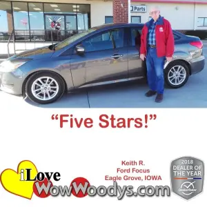 Keith R. Eagle Grove, IOWA - Wow Woody's