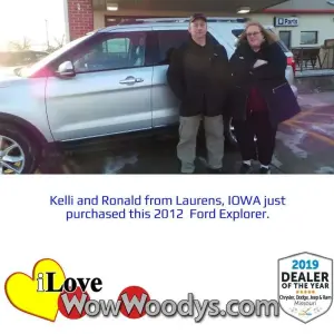 Kelli and Ronald H. Laurens, IOWA - Wow Woody's