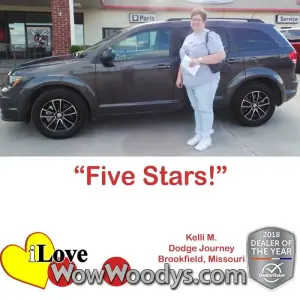 Kelli M. Brookfield, Missouri - Wow Woody's