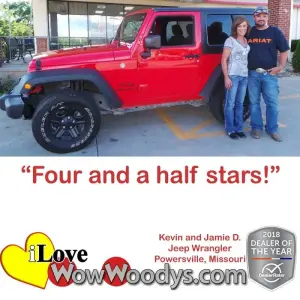 Kevin and Jamie D. Powersville, Missouri - Wow Woody's