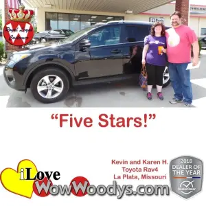 Kevin and Karen H. La Plata, Missouri - Wow Woody's