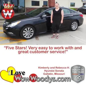 Kimberly and Rebecca H. Gallatin, Missouri - Wow Woody's