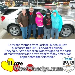 Larry and Victoria - Wow Woody's