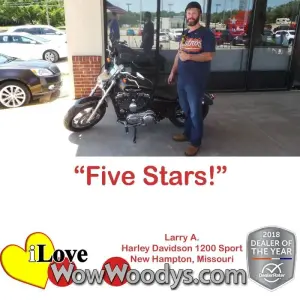 Larry A. New Hampton, Missouri - Wow Woody's