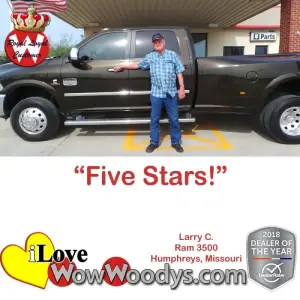 Larry C. Humphreys, Missouri - Wow Woody's