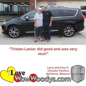 Larry and Cora H. Norborne, Missouri - Wow Woody's