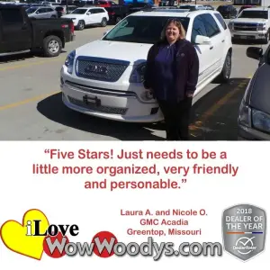 Laura A. and Nicole O. Greentop, Missouri - Wow Woody's