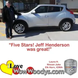 Laura H. Elk Horn, IOWA - Wow Woody's
