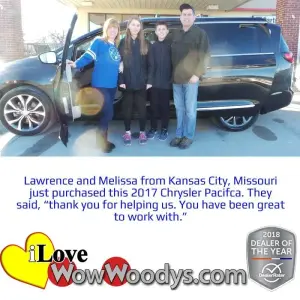 Lawrence and Melissa R. Kansas City, Missouri - Wow Woody's