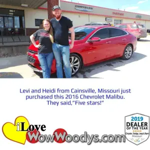 Levi and Heidi - Wow Woody's