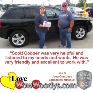 Lisa S. Lancaster, Missouri - Wow Woody's