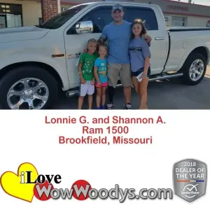 Lonnie G. and Shannon A. Brookfield, Missouri - Wow Woody's
