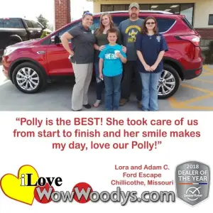 Lora and Adam C. Chillicothe, Missouri - Wow Woody's