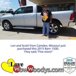 Lori and Scott - Wow Woody's