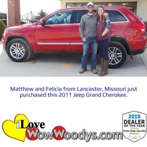 Matthew and Felicia - Wow Woody's