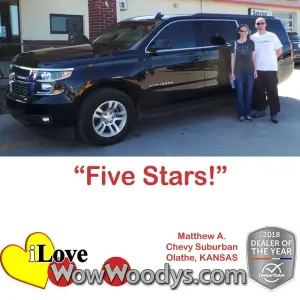 Matthew A. Olathe, KANSAS - Wow Woody's