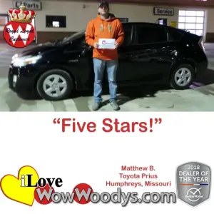 Matthew B. Humphreys, Missouri - Wow Woody's