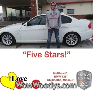 Matthew D. Chillicothe, Missouri - Wow Woody's