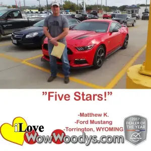 Matthew K. - Silver Lake, Kansas - Wow Woody's
