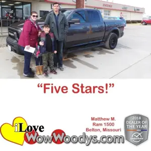 Matthew M. Belton, Missouri - Wow Woody's