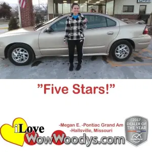 Megan E. - Hallsville, Missouri - Wow Woody's