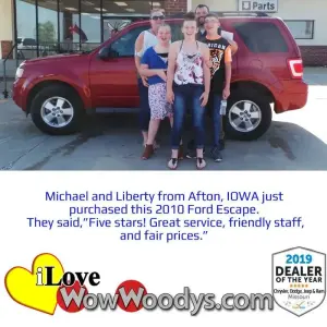 Michael and Liberty - Wow Woody's