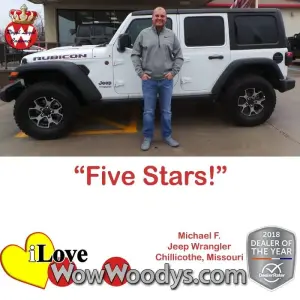 Michael F. Chillicothe, Missouri - Wow Woody's
