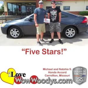 Michael and Natashia S. Carrollton, Missouri - Wow Woody's