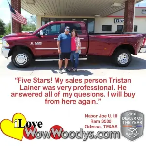 Nabor Joe U. III Odessa, TEXAS - Wow Woody's