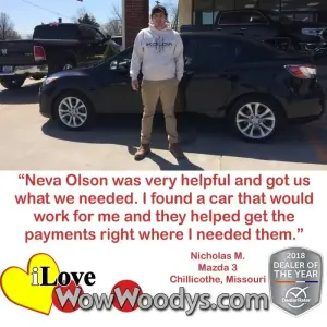 Nicholas M. Chillicothe, Missouri - Wow Woody's