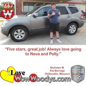 Nicholas M. Chillicothe, Missouri - Wow Woody's