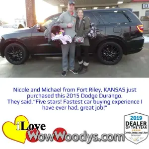 Nicole B. and Michael D. Fort Riley, KANSAS - Wow Woody's