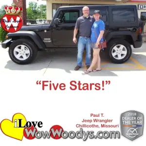 Paul T. Chillicothe, Missouri - Wow Woody's