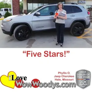 Phyllis O. Hale, Missouri - Wow Woody's
