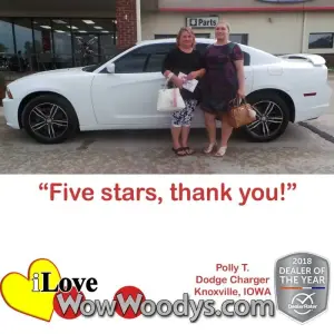 Polly T. Knoxville, IOWA - Wow Woody's
