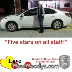 Randall A. - Braymer, Missouri - Wow Woody's