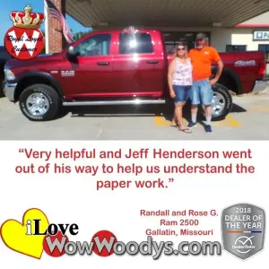 Randall and Rose G. Gallatin, Missouri - Wow Woody's